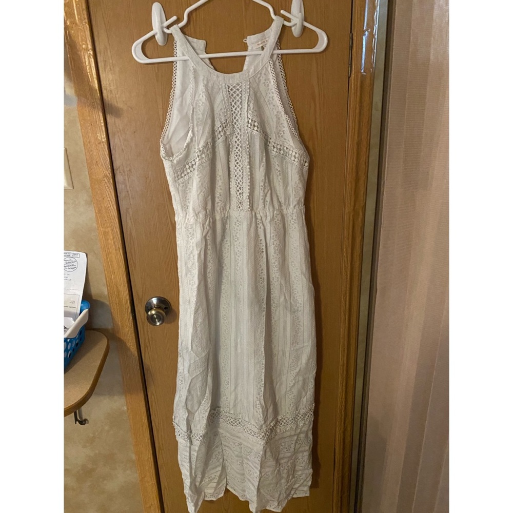White Lace Dress Size M
